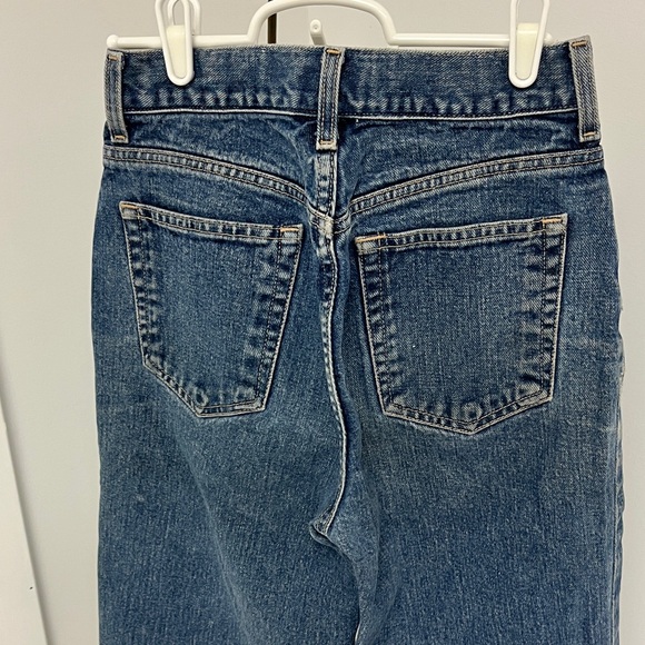 Liz Claiborne Distressed Ankle Jeans - Dark Blue - Picture 3 of 4